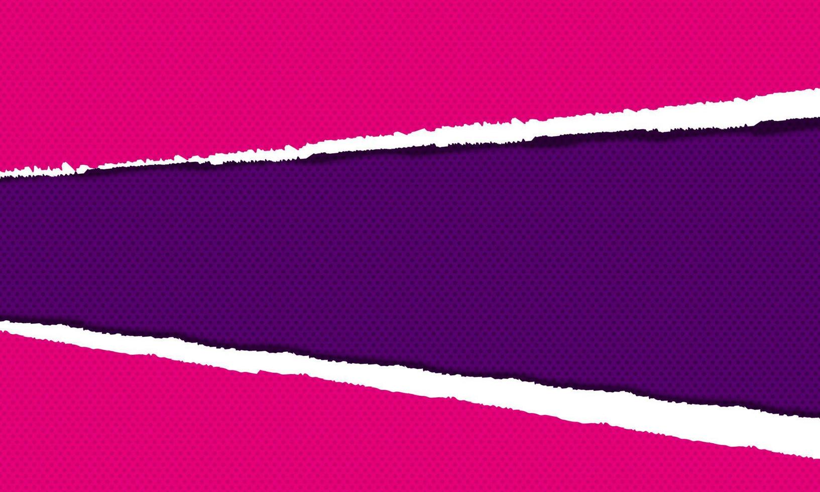 lila und rosa zerrissener papierhintergrund. vektor