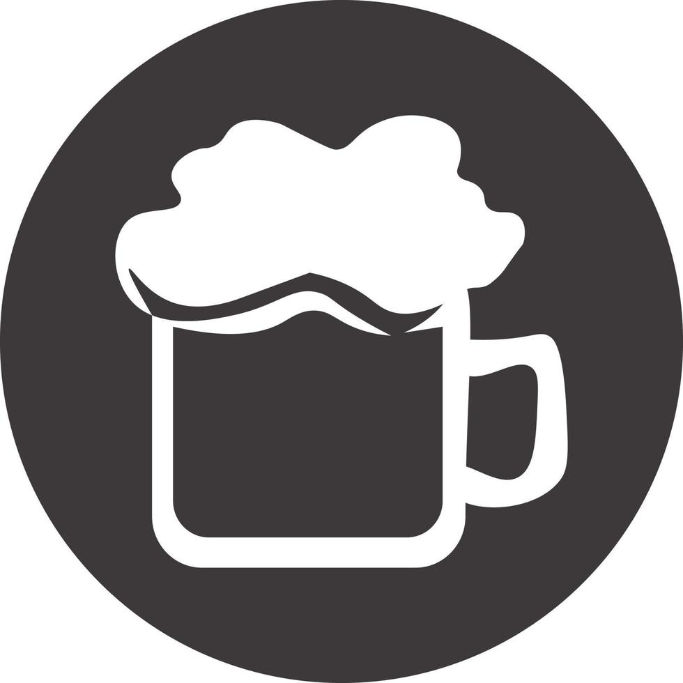 öl i en kanna, ikon illustration, vektor på vit bakgrund