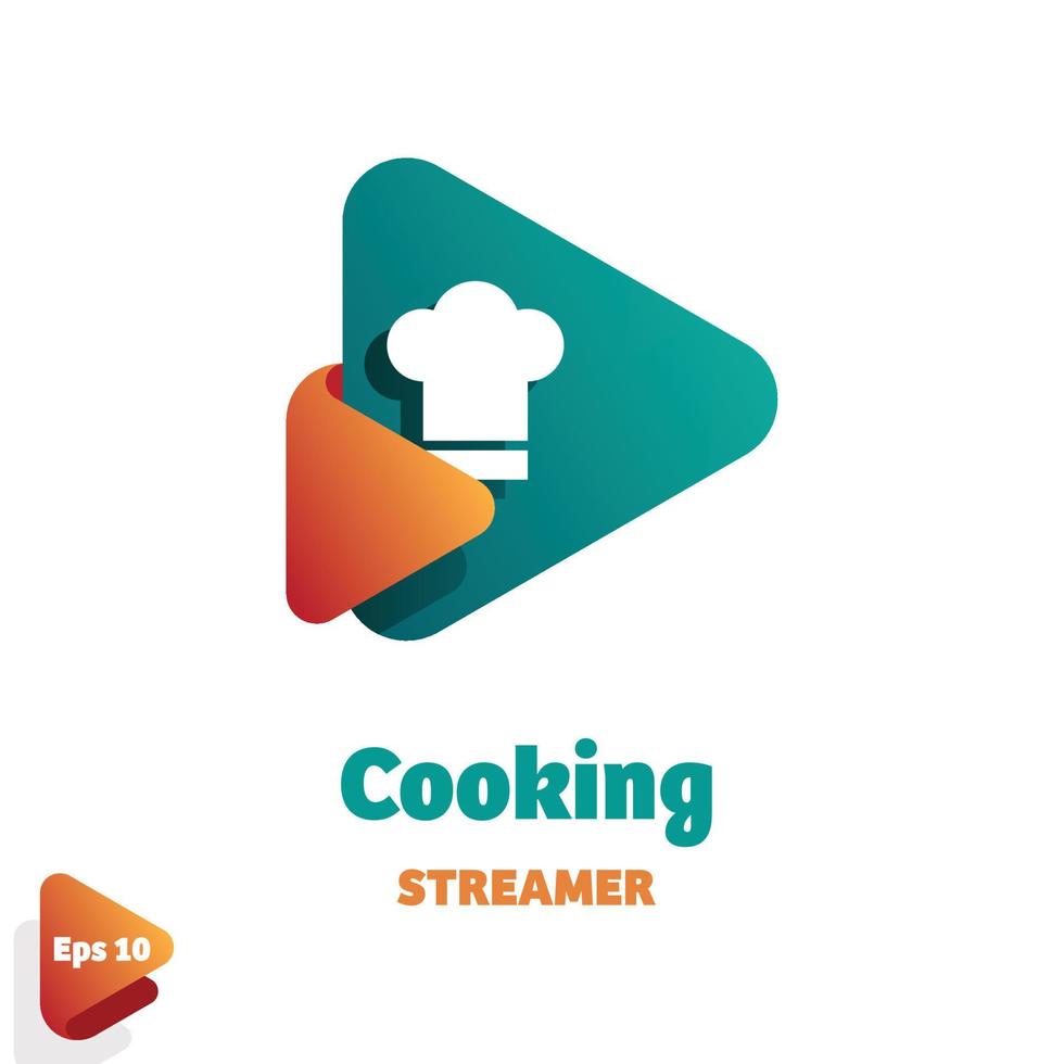 Cooking-Streamer-Logo vektor