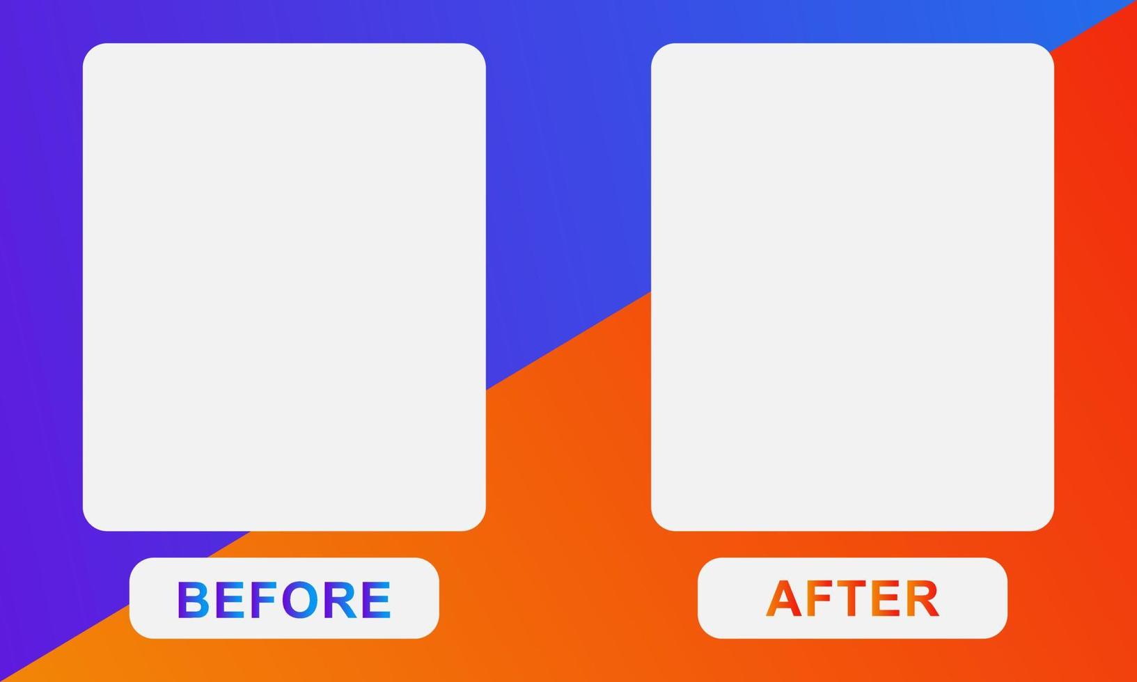 innan efter ram. lätt redigerbar stroke. vektor illustration. eps 10.