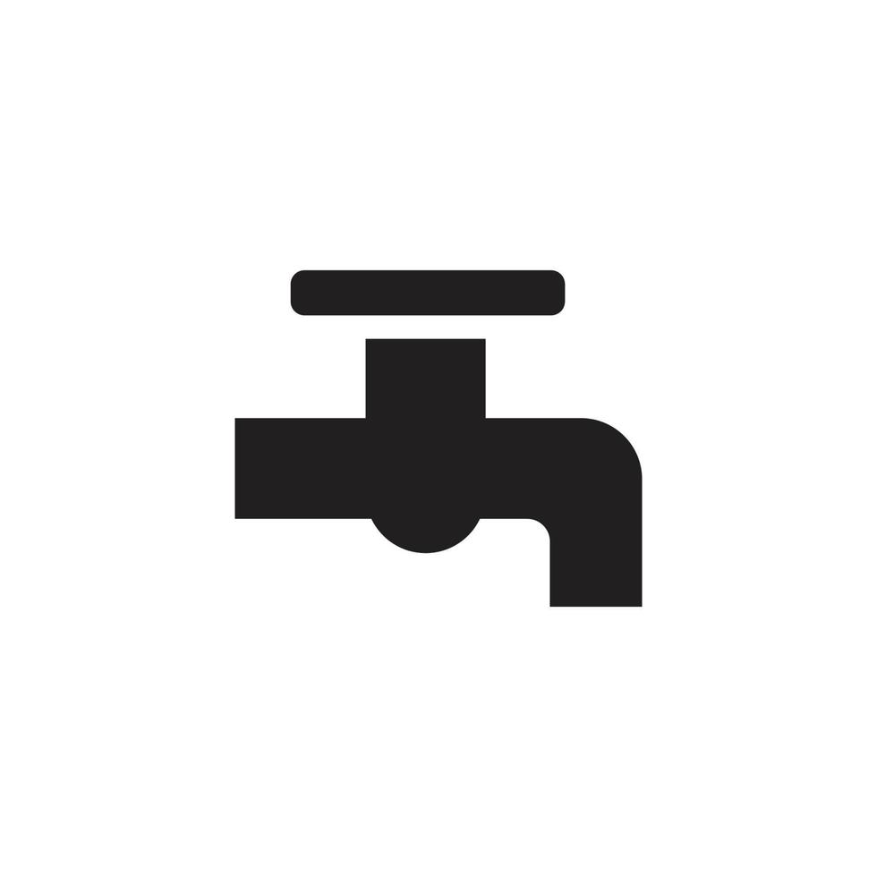 Logo-Symbol für Wasserhähne vektor