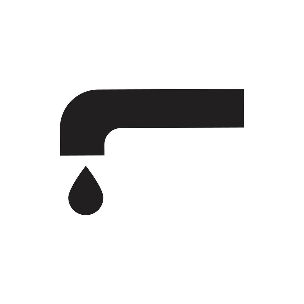 Logo-Symbol für Wasserhähne vektor