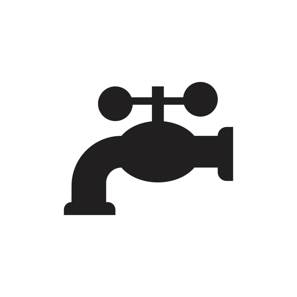 Logo-Symbol für Wasserhähne vektor