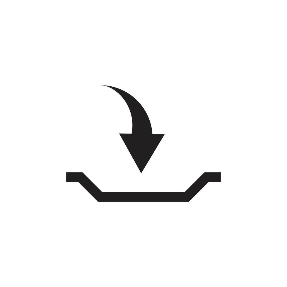 Laden Sie die Designvorlage für Symbolvektorsymbolillustration herunter vektor