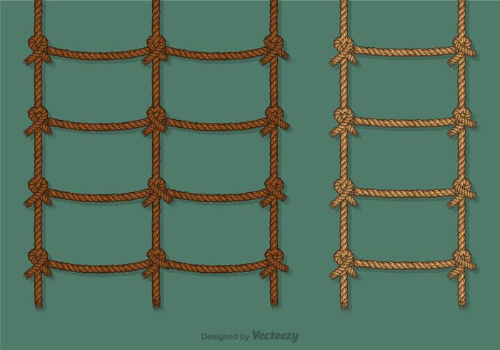 Gratis Rope Ladder Vector Set