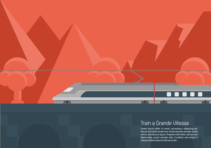 TGV Hintergrund vektor