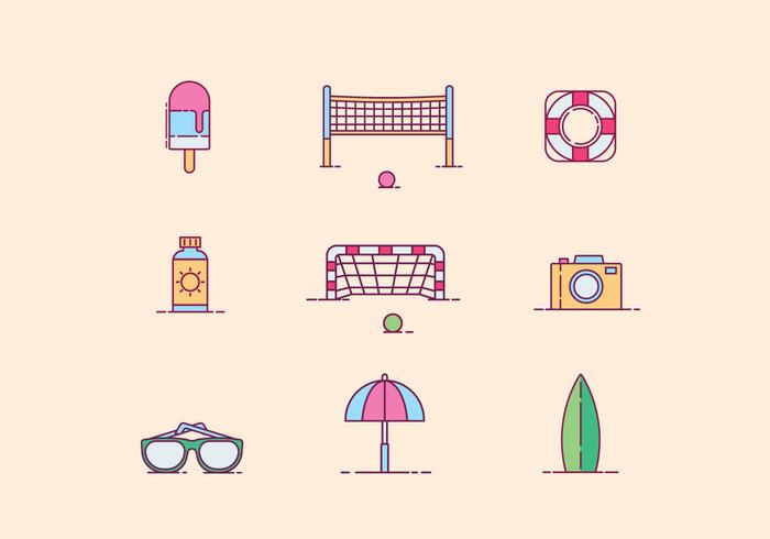 Gratis Beach Activity Vector