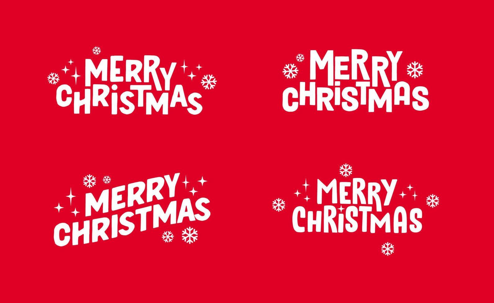 frohe weihnachten schriftzug typografisches design. Textdesign für Weihnachtsferien. vektor