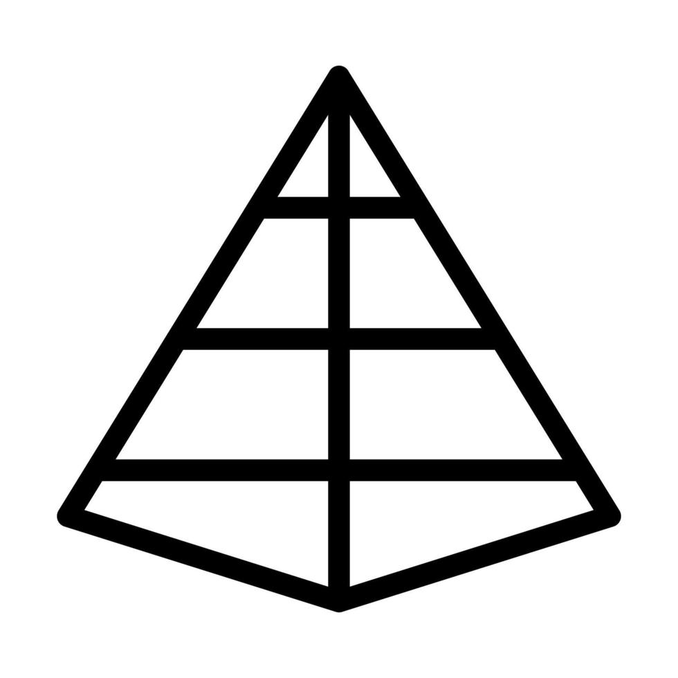 pyramid ikon design vektor