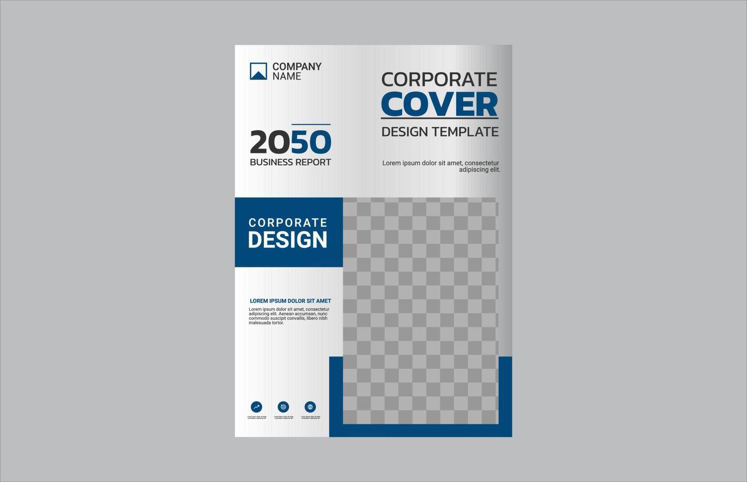 kreatives Corporate Book Cover Design vektor