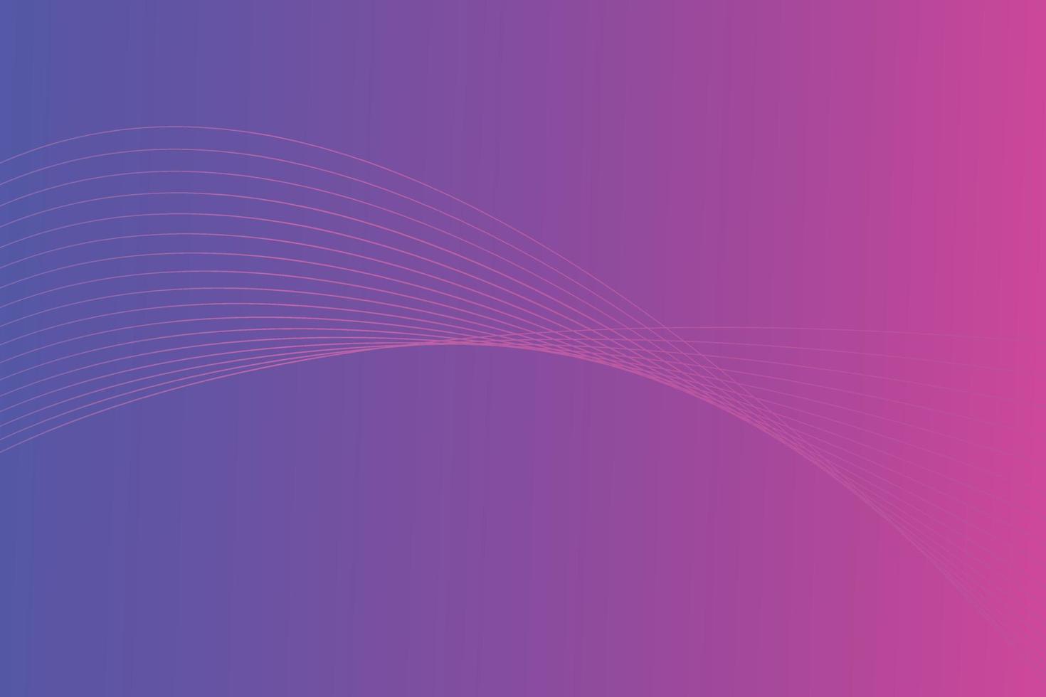abstrakt linje Vinka linjär lutning bakgrund. modern färgrik vågig linje abstrakt bakgrund vektor