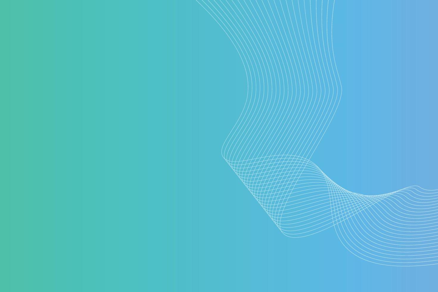 moderne bunte Wellenlinie Hintergrunddesign. abstrakter Hintergrund der Wellenkurve für Unternehmen, Zielseite, Flyer, Website, Banner und Präsentation, vektor