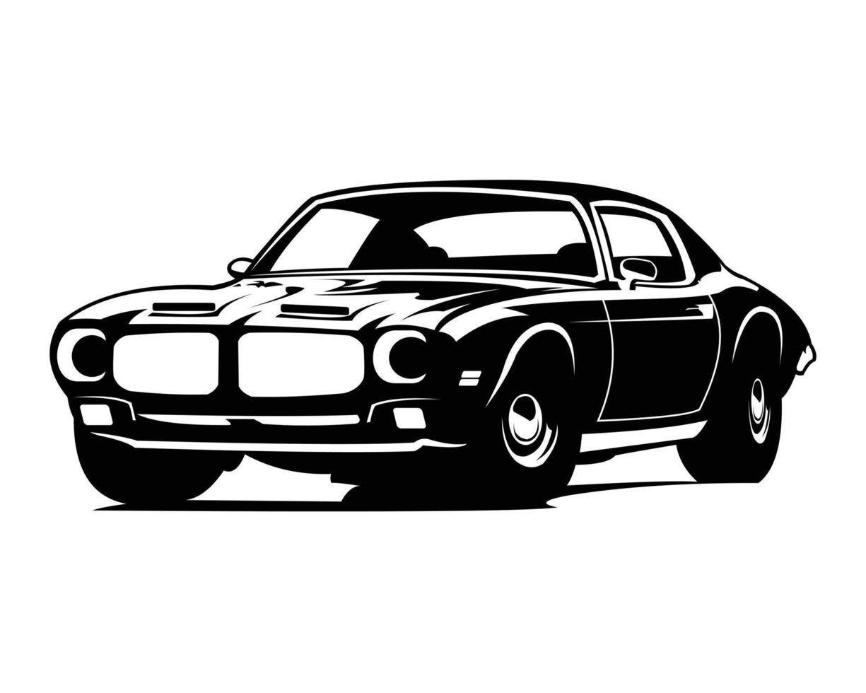 Muscle-Car-Logo-Vorlage für Ihr Unternehmen. Vektor-Logo-Illustration vektor