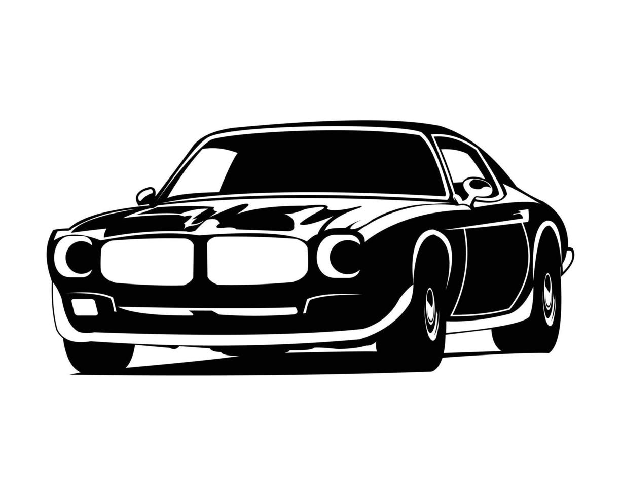 Muscle-Car-Logo-Vorlage für Ihr Unternehmen. Vektor-Logo-Illustration vektor