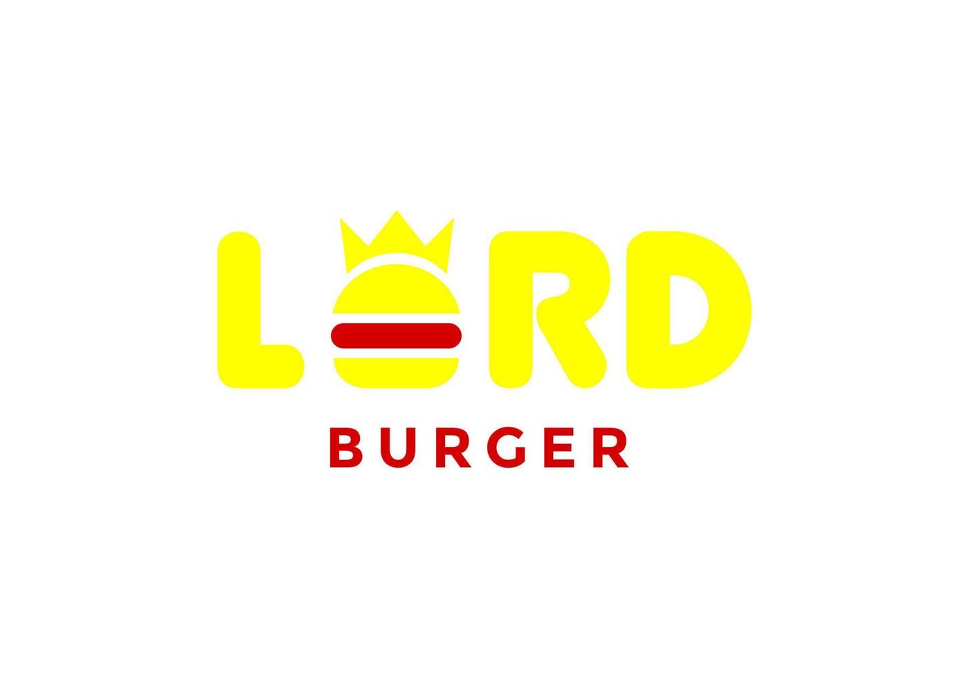 burger herre logotyp, perfekt för burger affär vektor
