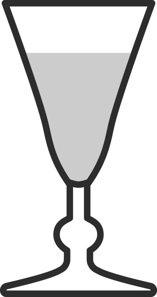 Bloody Mary Cocktailglas, Illustration, auf weißem Hintergrund. vektor