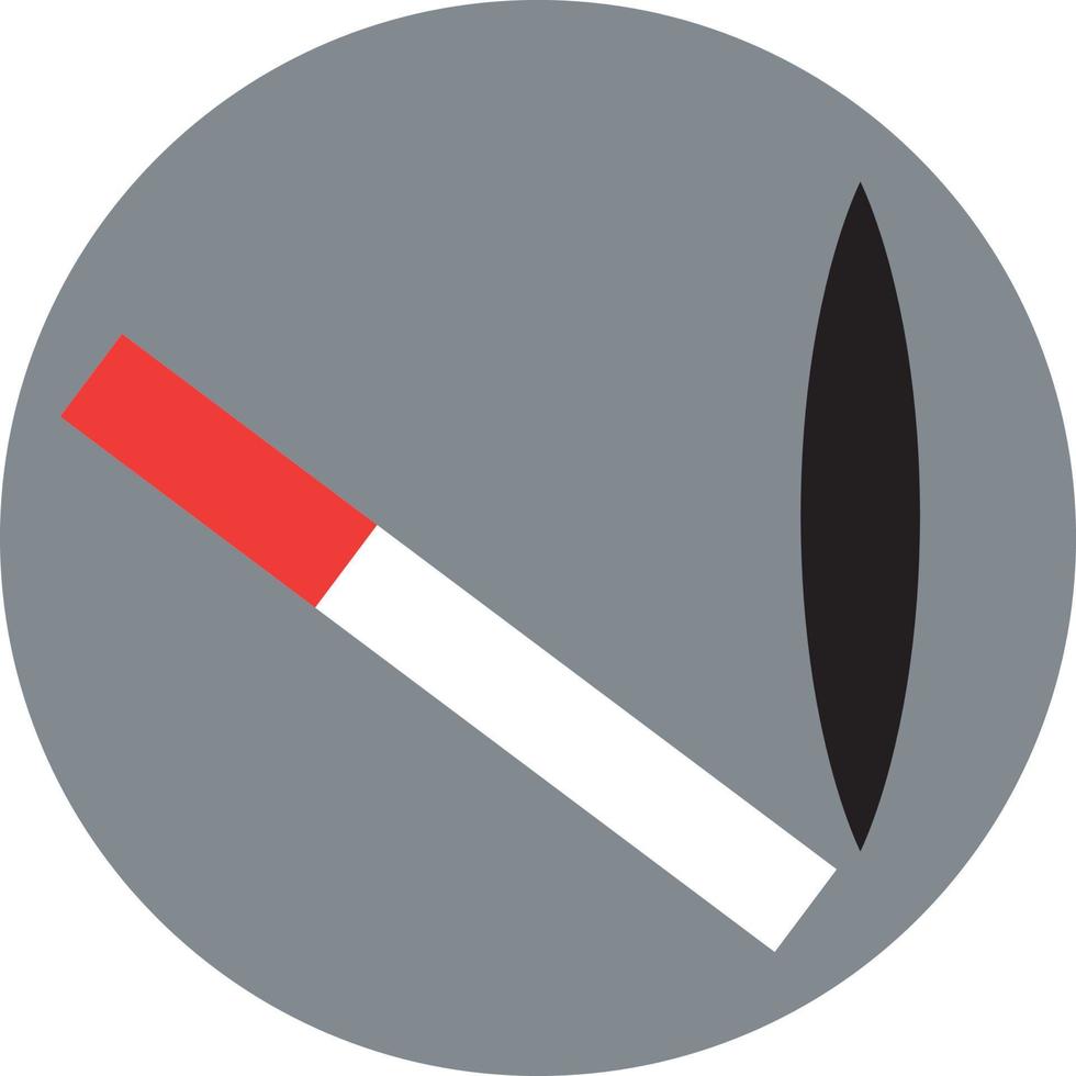 rökning tobak, illustration, vektor på en vit bakgrund.