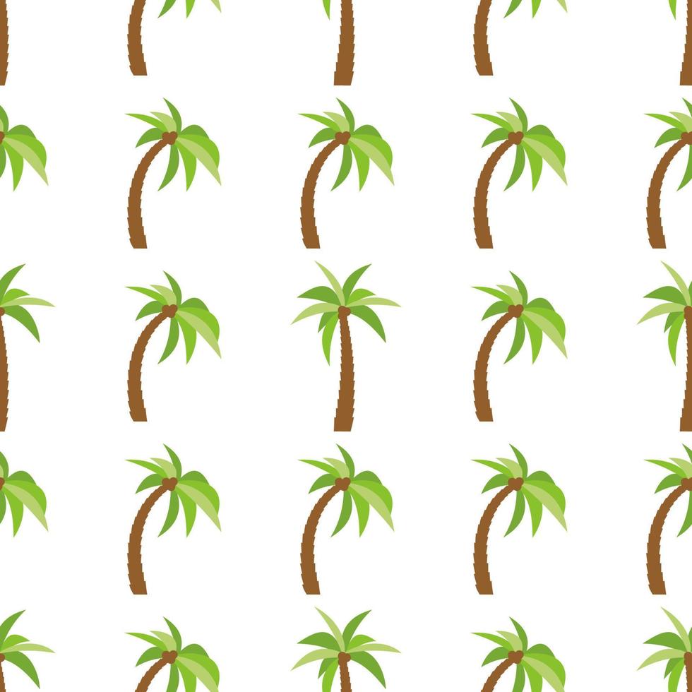 nahtloses Muster mit Palmen. bunter Sommerhintergrund. Vektor-Illustration vektor