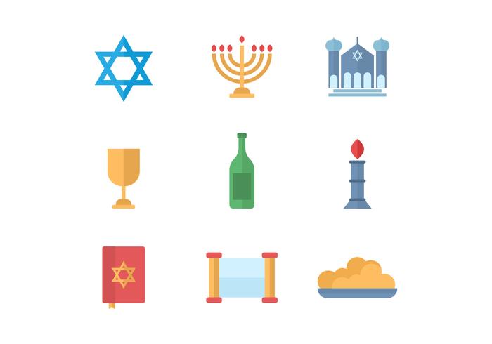 Gratis Shabbat Vector Ikoner