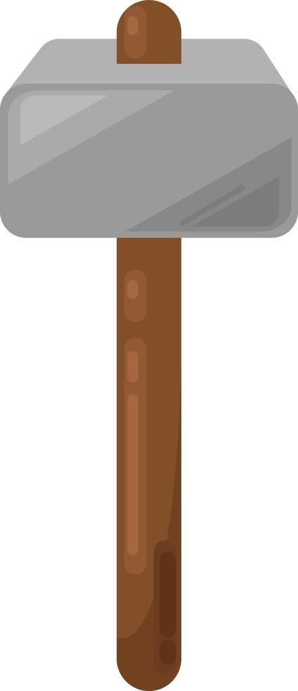Thors Hammer, Illustration, Vektor auf weißem Hintergrund