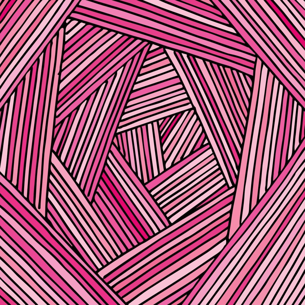 handgezeichneter quadratischer Streifen für Tapeten, Hintergrunddesign vektor