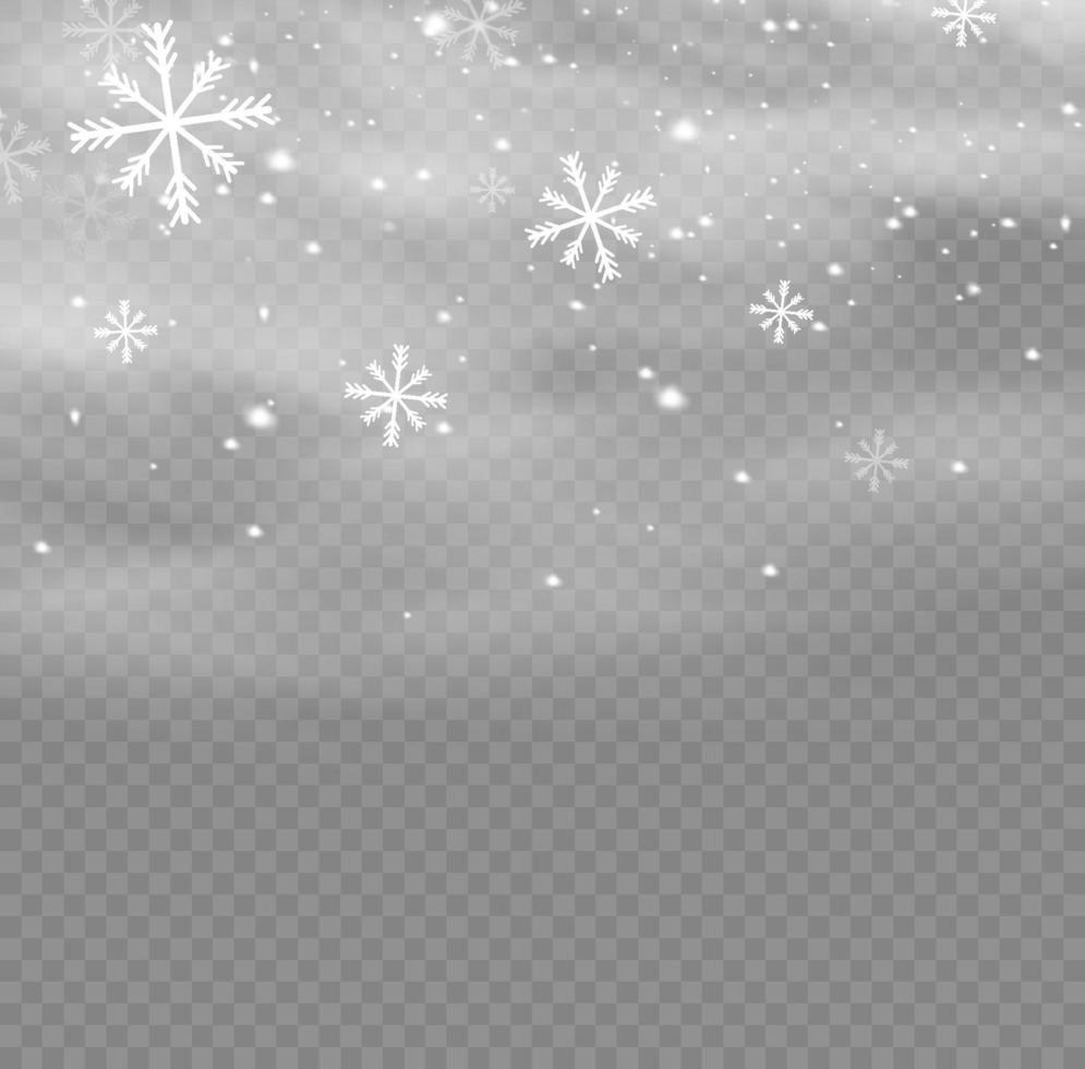 Schnee und Wind. dekoratives element der weißen steigung. vektorillustration. Winter und Schnee mit Nebel. Wind und Nebel. vektor