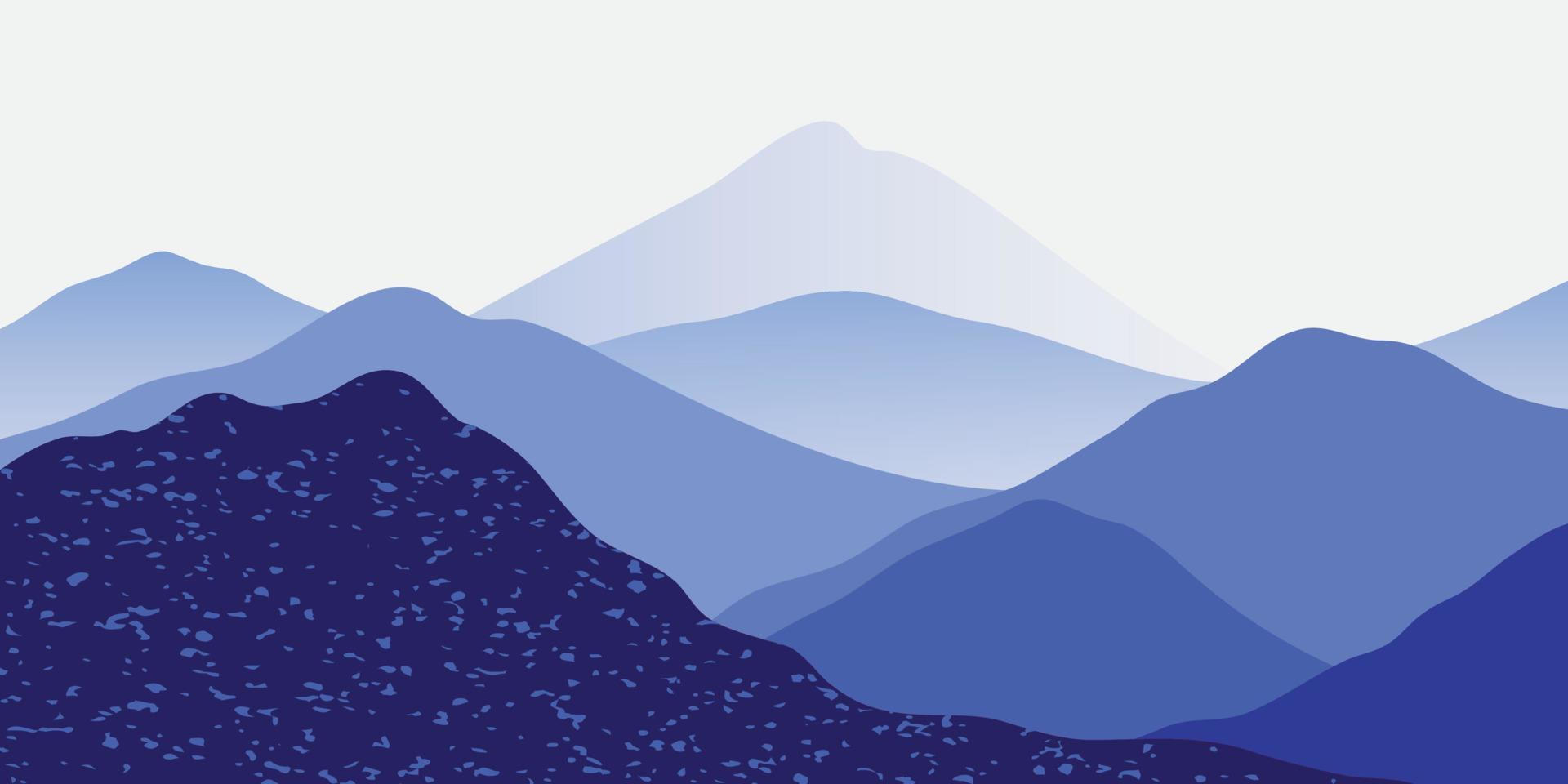 bergen Färg, genomskinlig vågor, abstrakt glas form, modern bakgrund, design vektor illustration