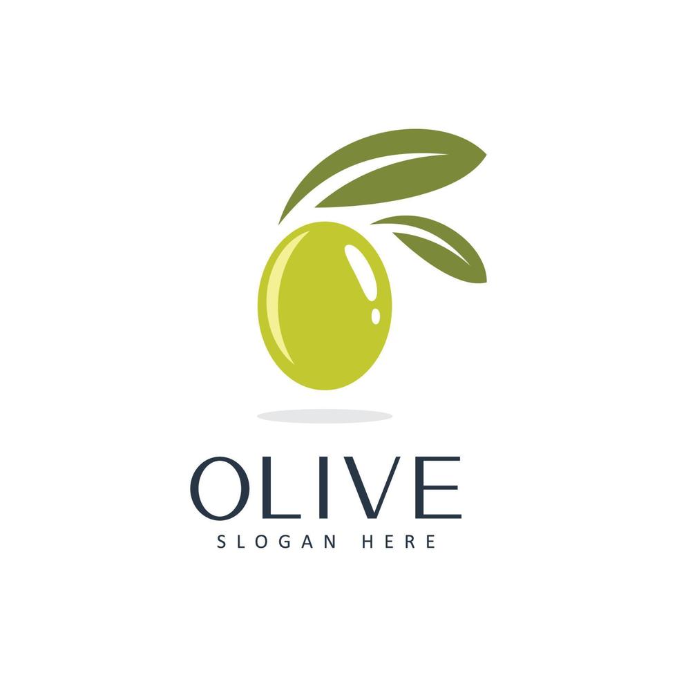 Olivenöl Logo Schönheit und Spa-Design-Vorlage vektor