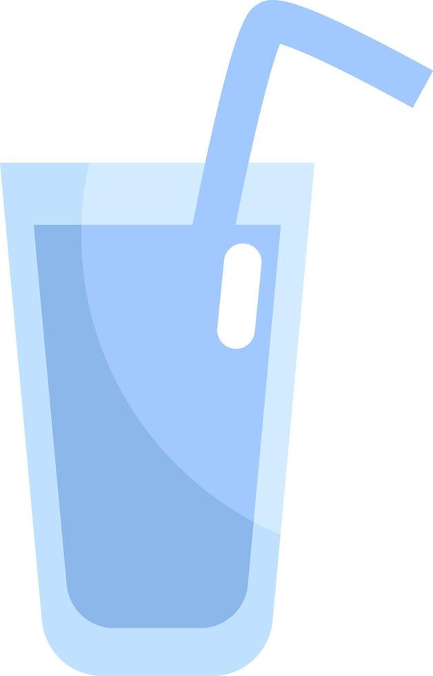 glas av juice, illustration, vektor på en vit bakgrund.