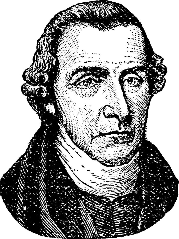 Patrick Henry, Vintage-Illustration vektor