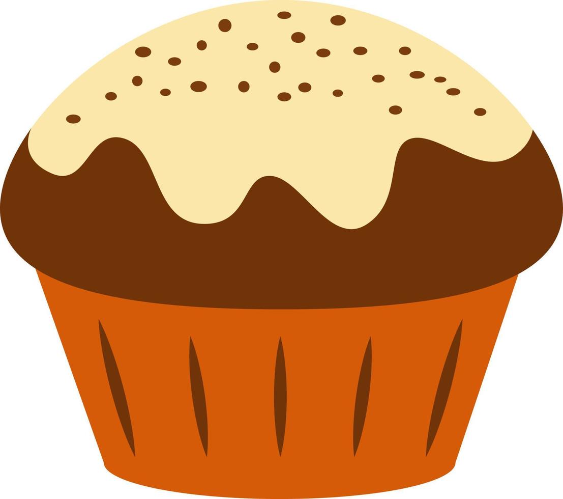 Puncake, Illustration, Vektor auf weißem Hintergrund.