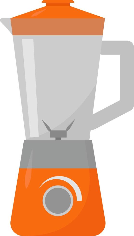 orange mixer, illustration, vektor på vit bakgrund