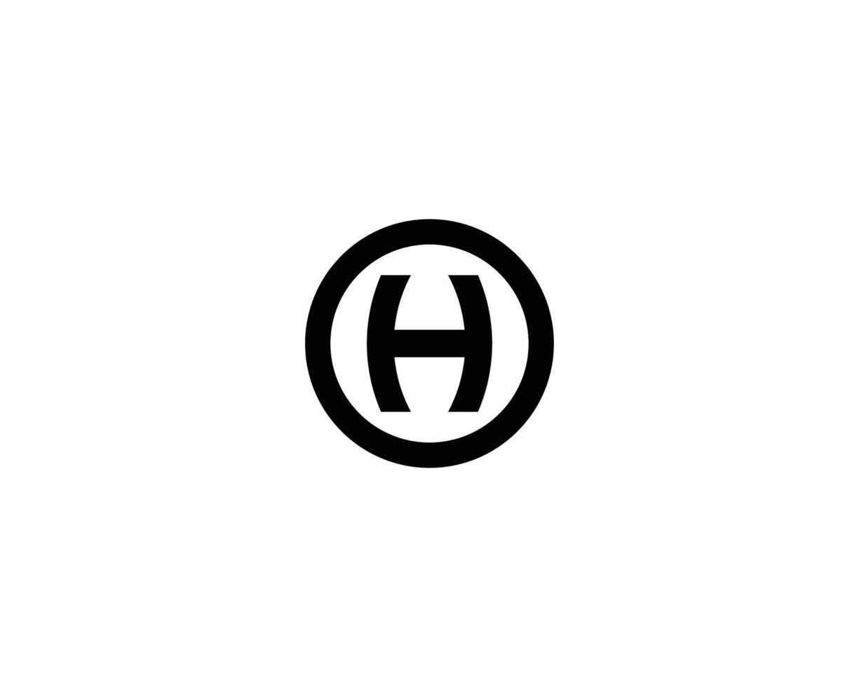 h-Logo-Design-Vektorvorlage vektor