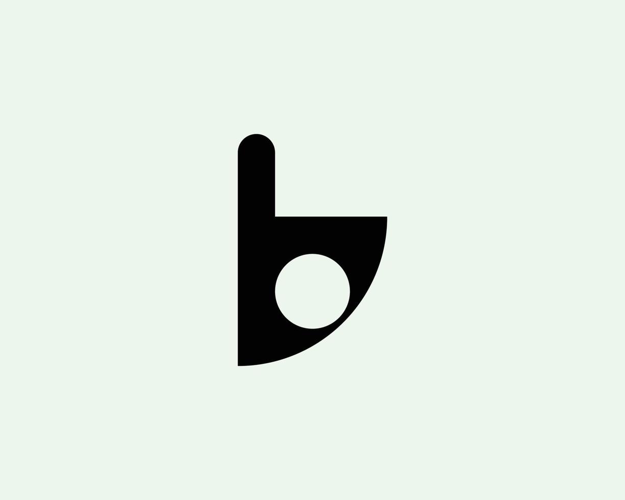 b logotyp design vektor mall