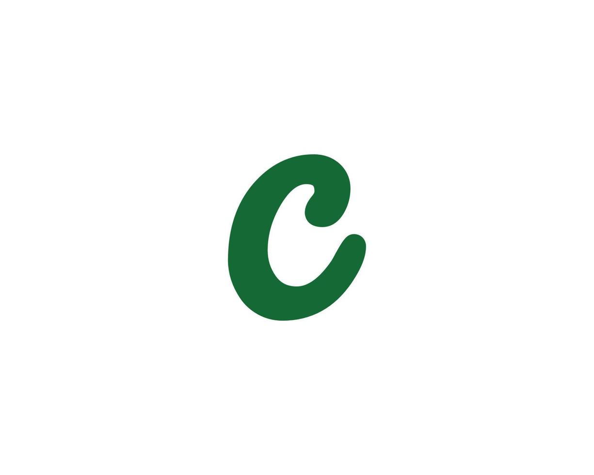 c logotyp design vektor mall