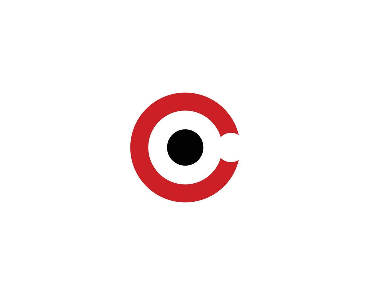 c logotyp design vektor mall