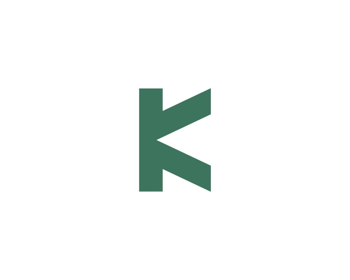 k kk-Logo-Design-Vektorvorlage vektor