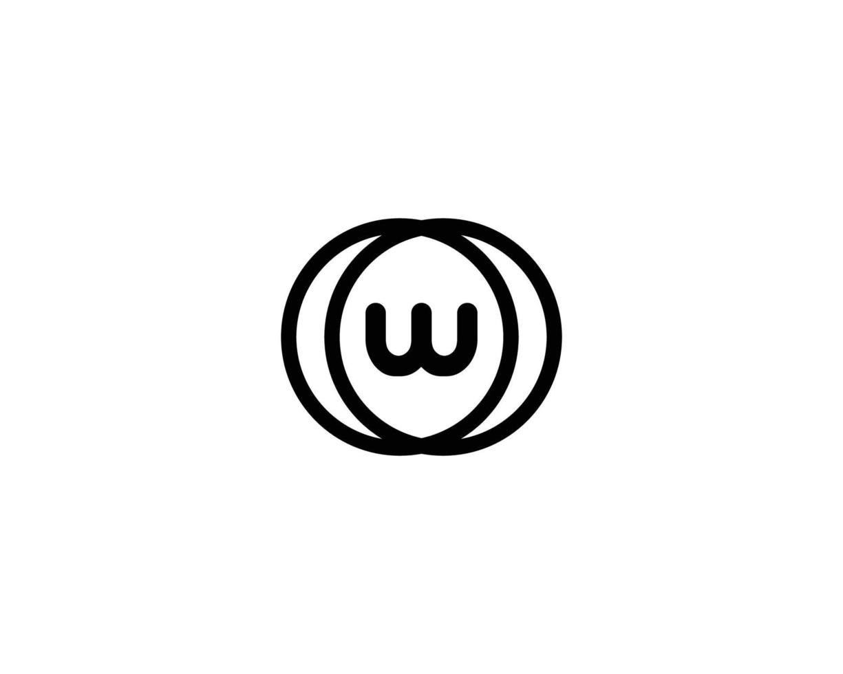 w-Logo-Design-Vektorvorlage vektor