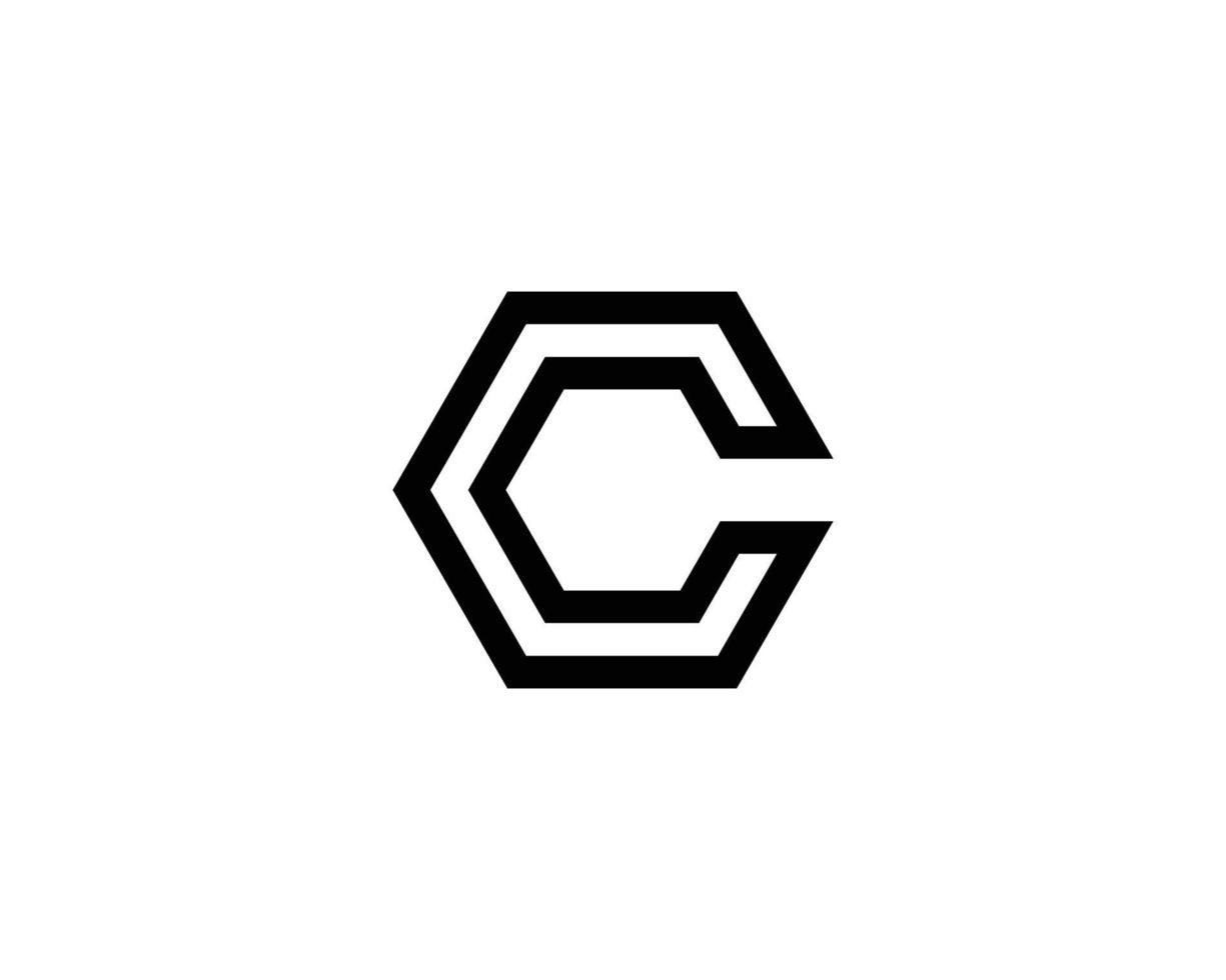 c-Logo-Design-Vektorvorlage vektor