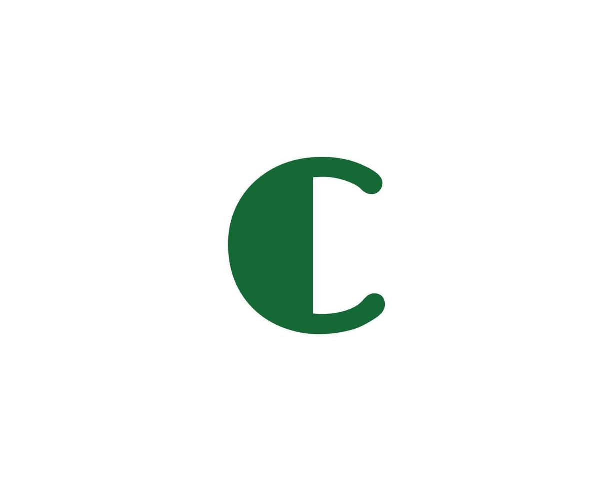 c logotyp design vektor mall