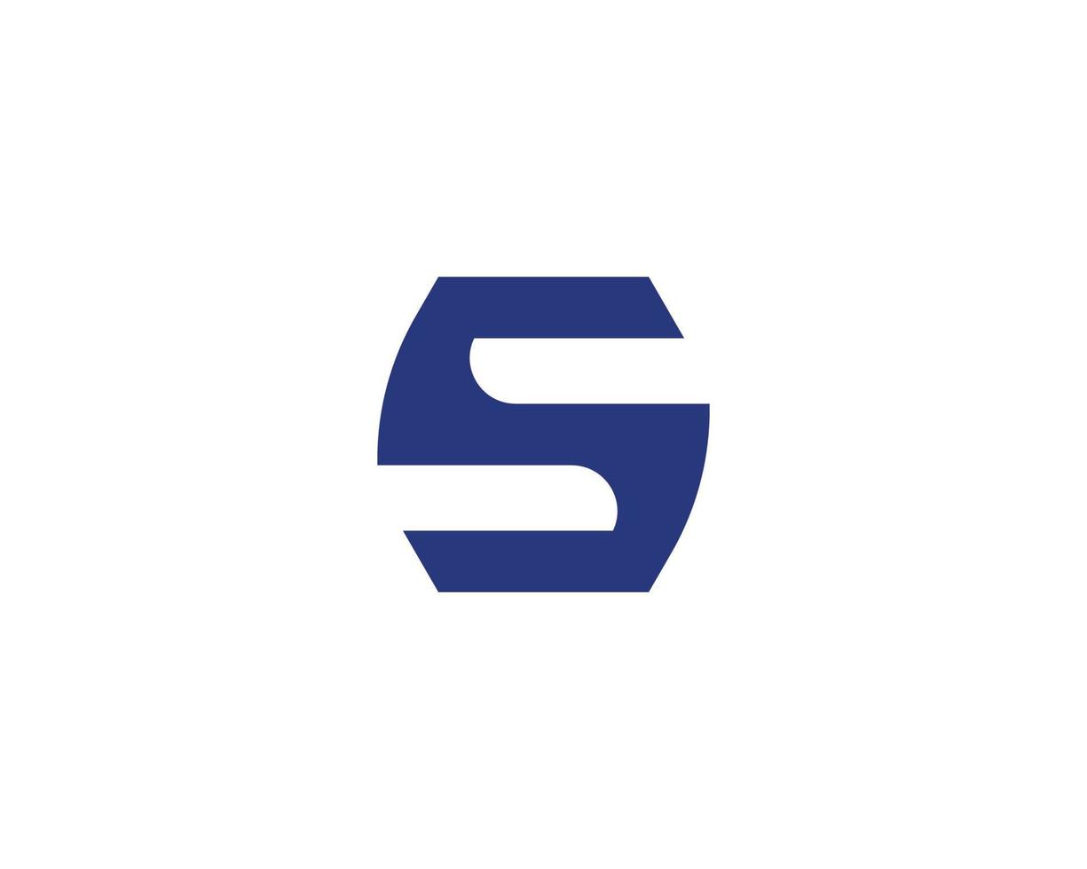 s logotyp design vektor mall