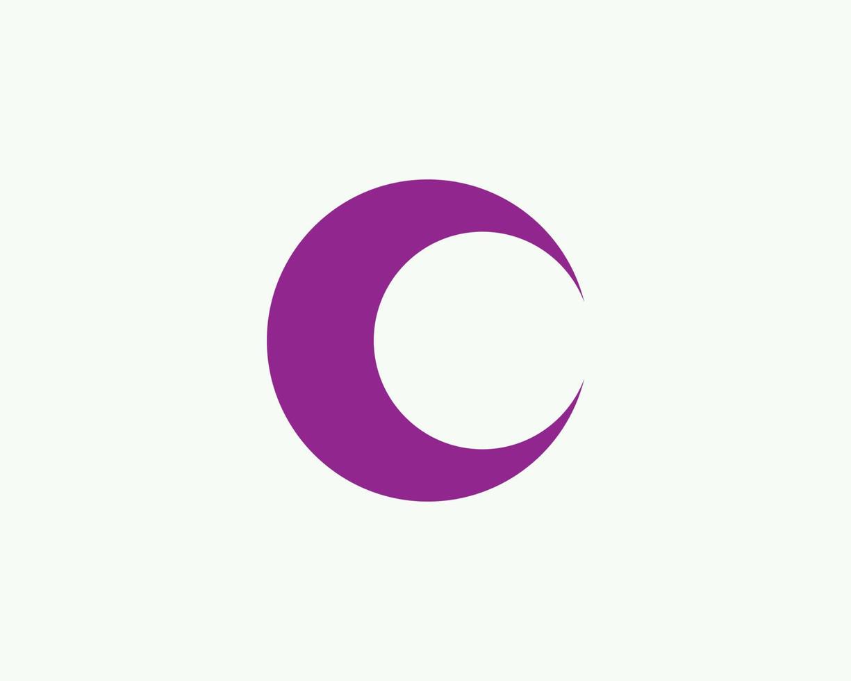 c logotyp design vektor mall