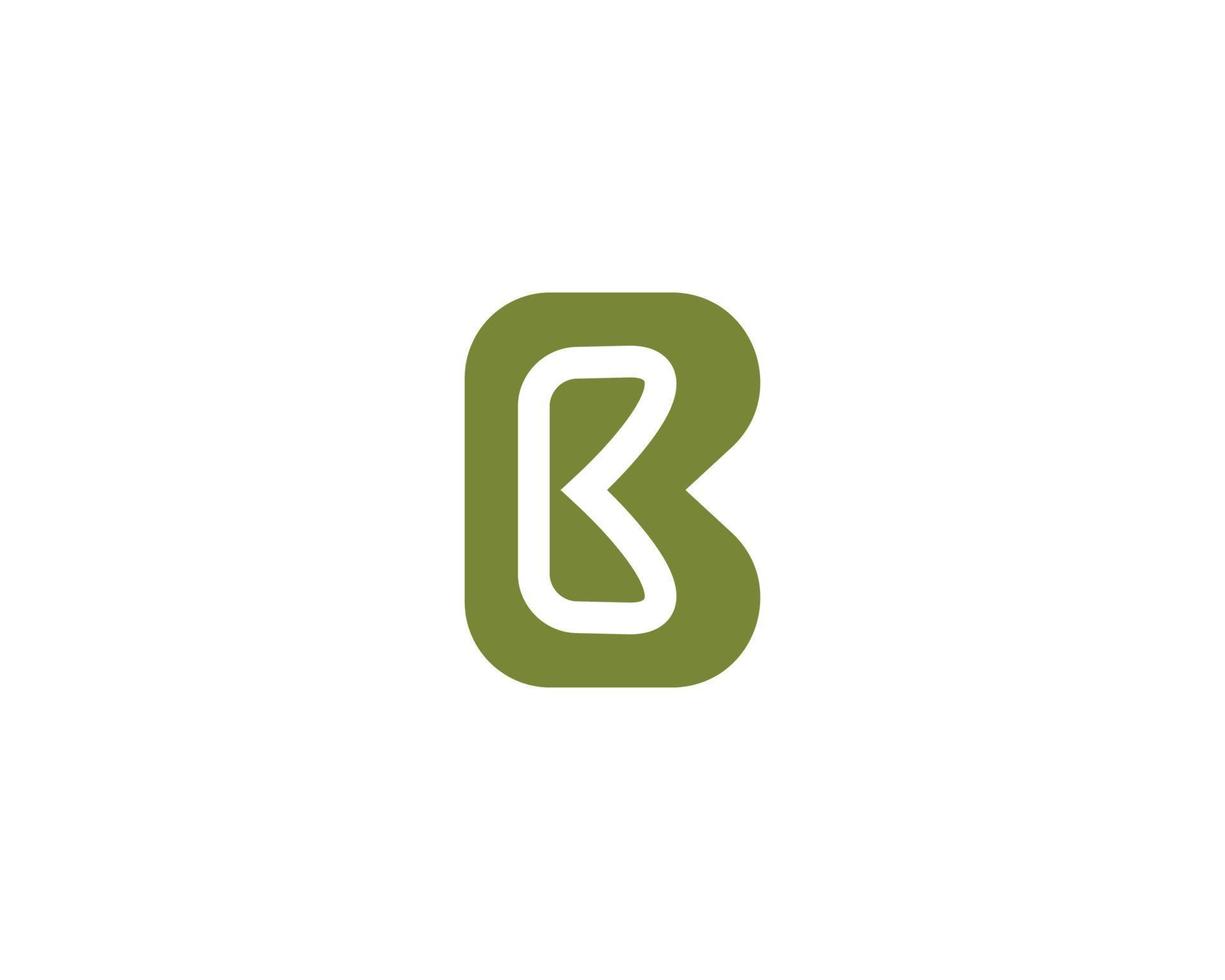 b-Logo-Design-Vektorvorlage vektor