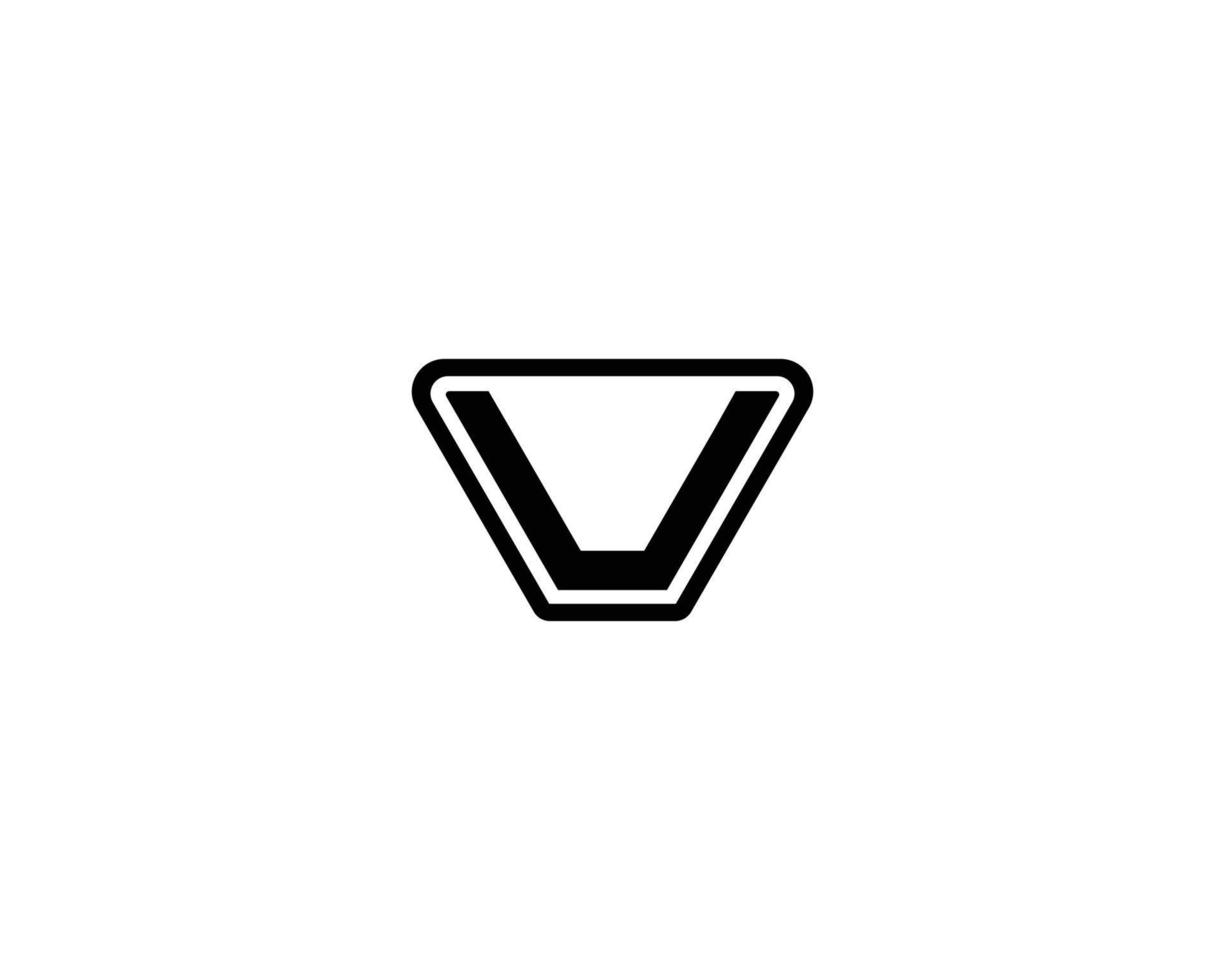 u logotyp design vektor mall