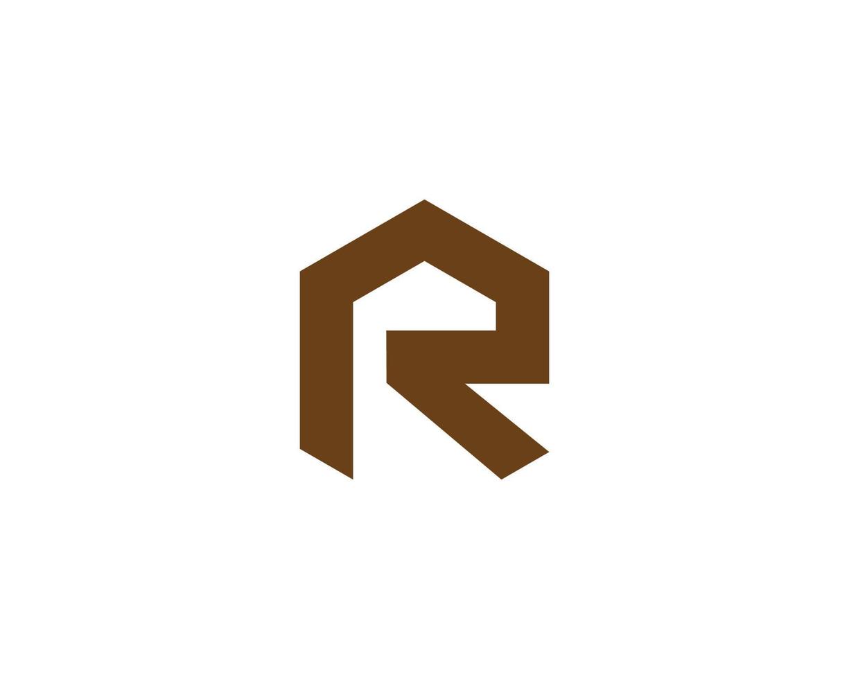 r-Logo-Design-Vektorvorlage vektor