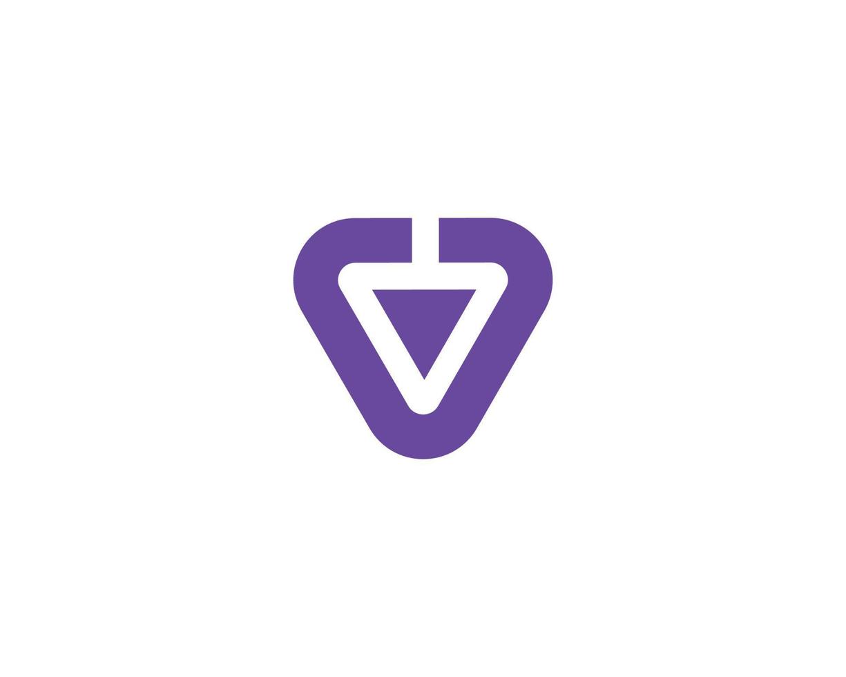 v-Logo-Design-Vektorvorlage vektor