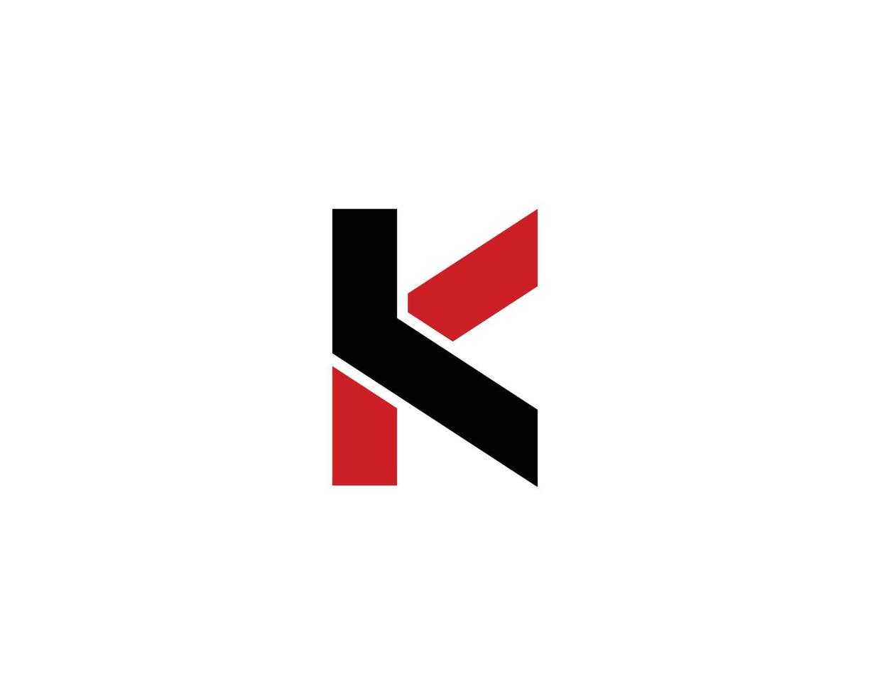 k kk-Logo-Design-Vektorvorlage vektor