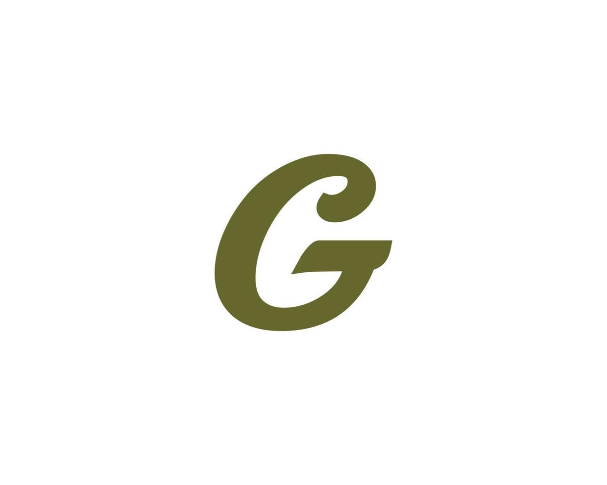 g-Logo-Design-Vektorvorlage vektor