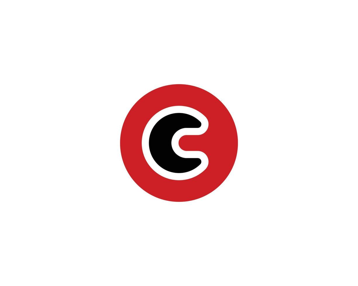 c logotyp design vektor mall