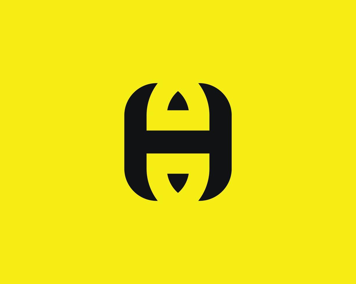 h-Logo-Design-Vektorvorlage vektor